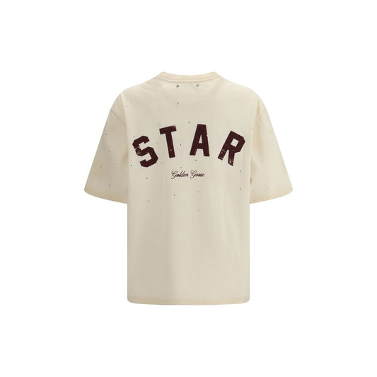 Golden Goose Beige Cotton T-Shirt