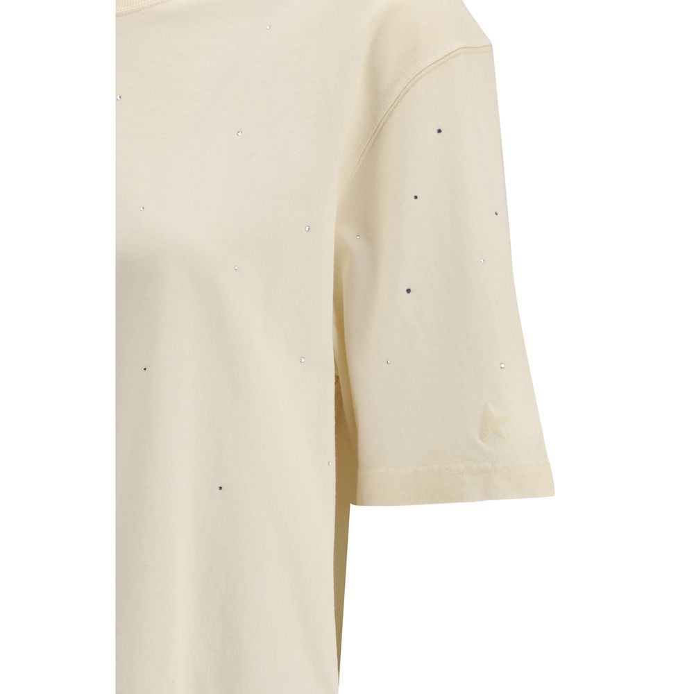 Golden Goose Beige Cotton T-Shirt