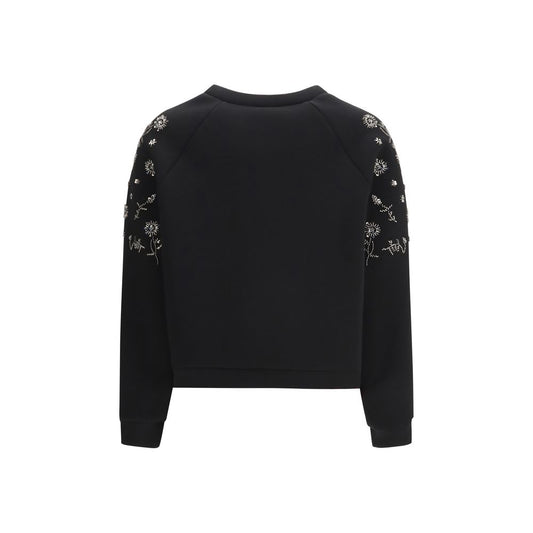 Max Mara Black Polyester Sweatshirt