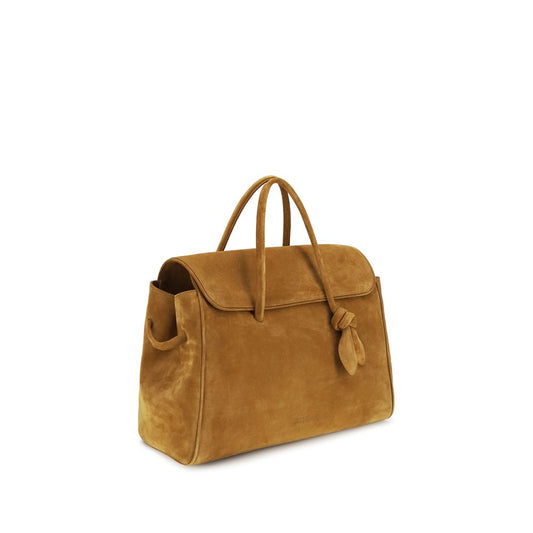 Jacquemus Beige Calf Leather Bos Taurus Handbag