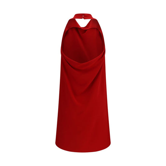 Valentino Garavani Rotes Seiden-Freizeitkleid