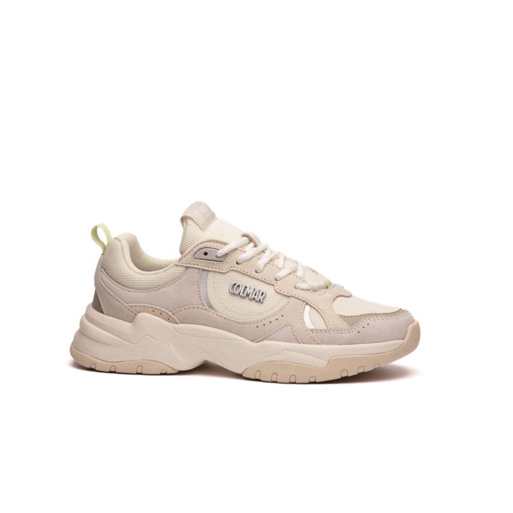 Colmar White Polyester Chunky Sneakers