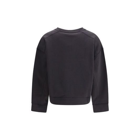 Ganni Gray Cotton Sweatshirt