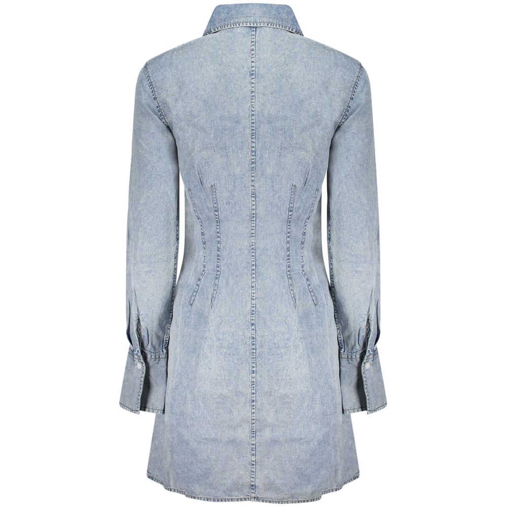 Desigual Azzurro Lyocell Women Dress