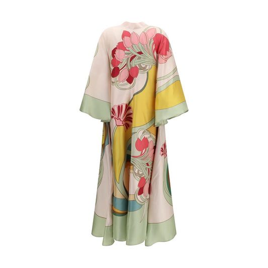 La Double J Multicolor Silk Casual Dress