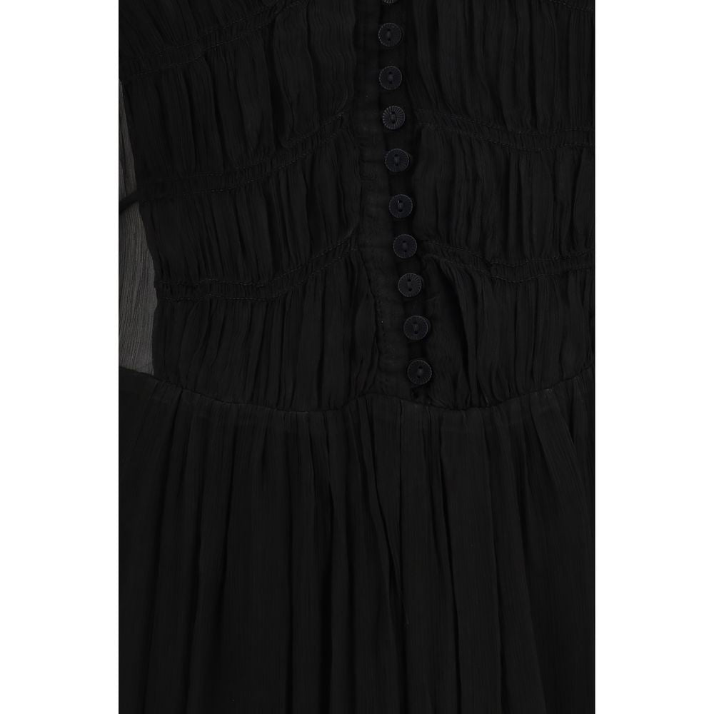 Isabel Marant Étoile Black Viscose Casual Dress