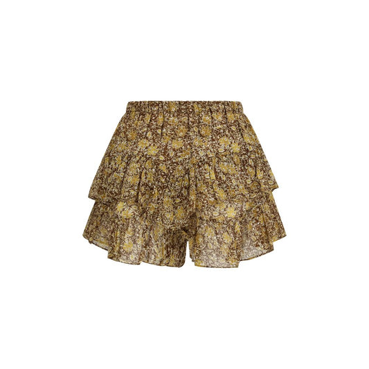 Marant Etoile Bicolor Cotton Short And Mini Shorts