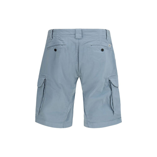 C.P. Company Blue Cotton Bermuda Shorts