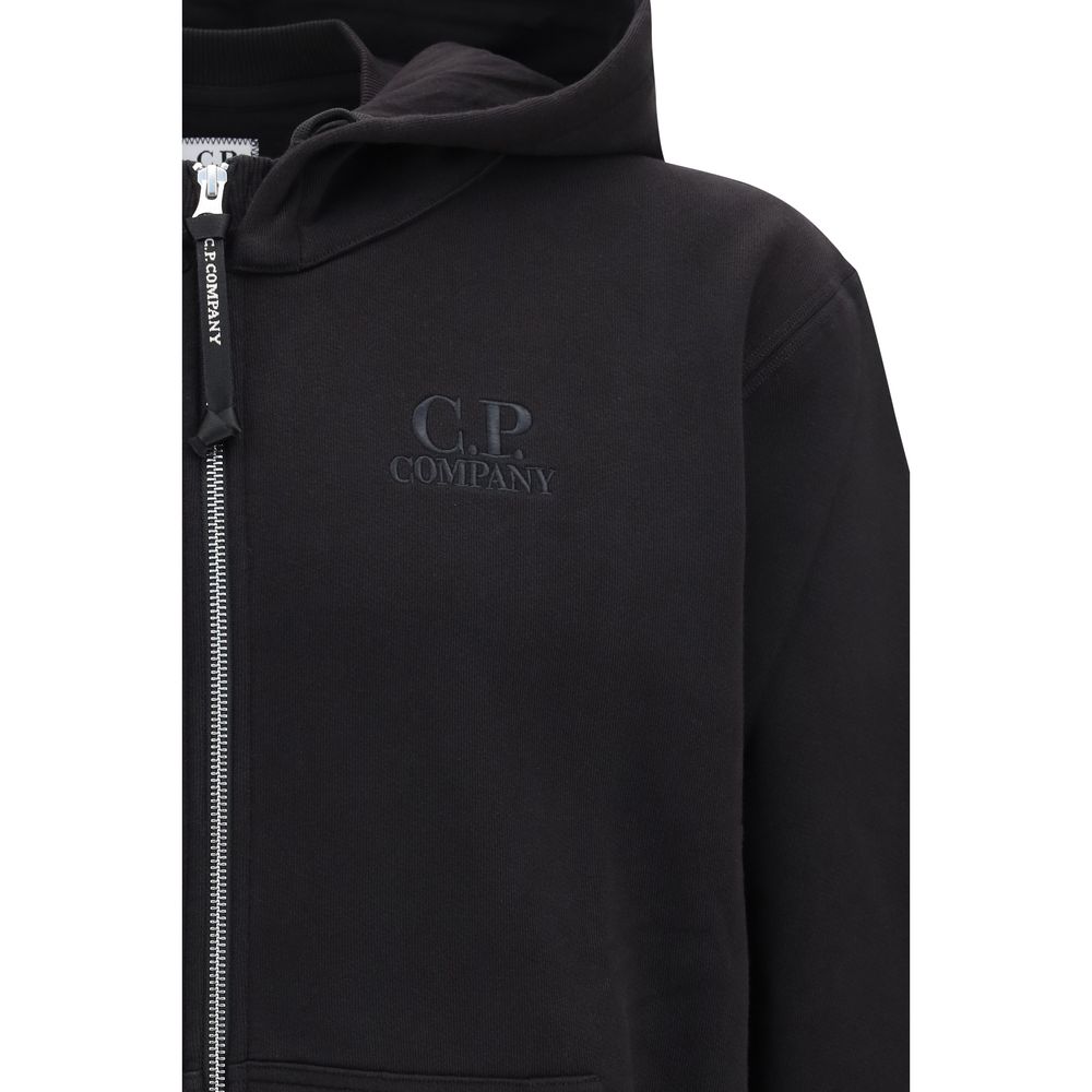 C.P. Company Black Cotton Sweatshirt
