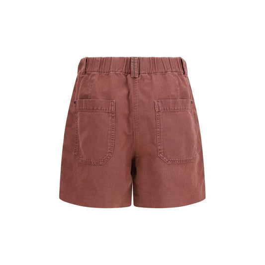Brunello Cucinelli Brown Cotton Bermuda Shorts