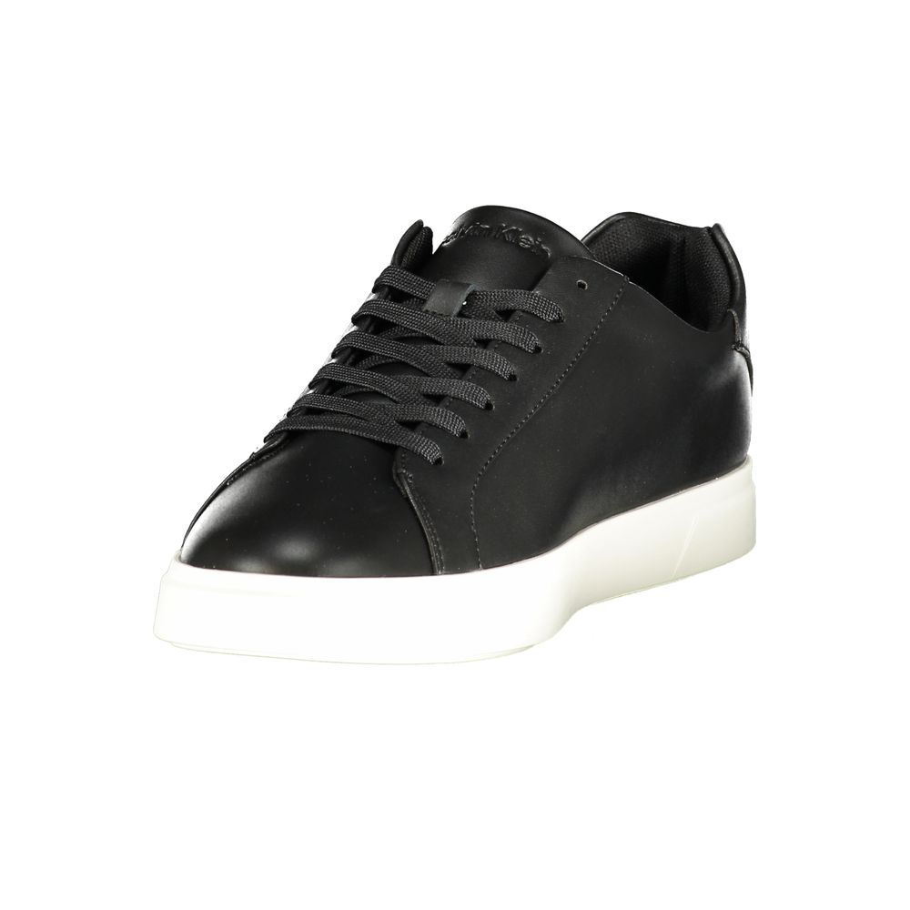 Calvin Klein Black Polyester Athletic Sneakers