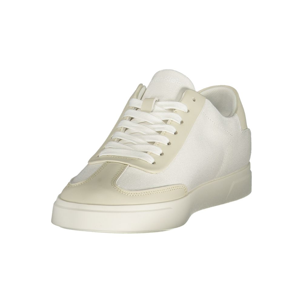 Calvin Klein White Polyester Athletic Sneakers