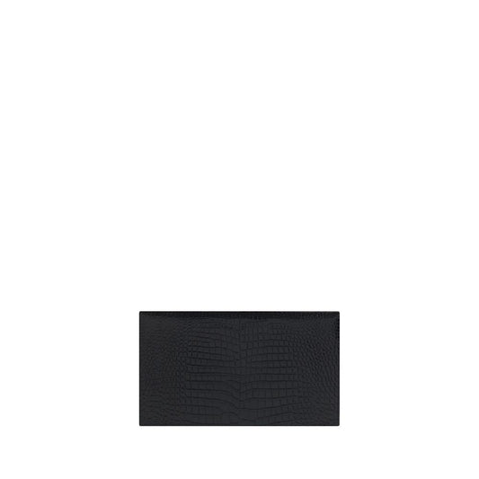 Saint Laurent Black Calf Leather Bos Taurus Accessories