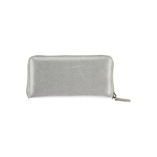Mario Valentino Silver Polyurethane Women Wallet