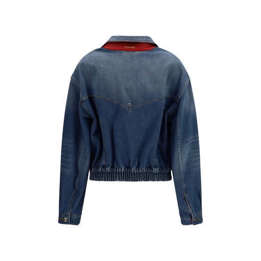 Versace Blue Cotton Clothing