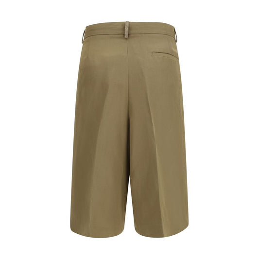 Fabiana Filippi Beige Viscose Cropped Pants