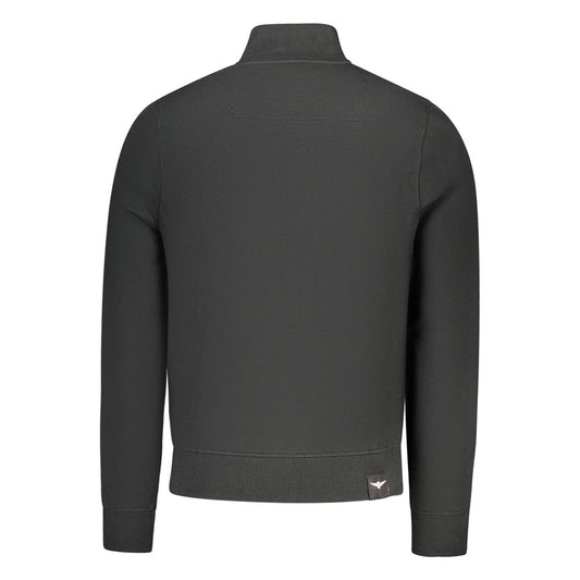 Accademia Militare Black Cotton Men Sweatshirt