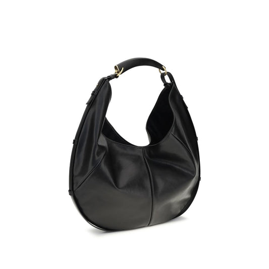 Saint Laurent Black Calf Leather Bos Taurus Shoulder Bag