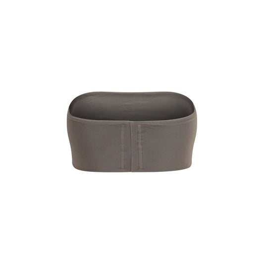 Rick Owens Gray Viscose Sleeveles T-Shirt