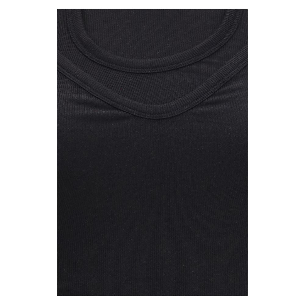 ALAINPAUL Schwarze Lyocell Tanktops