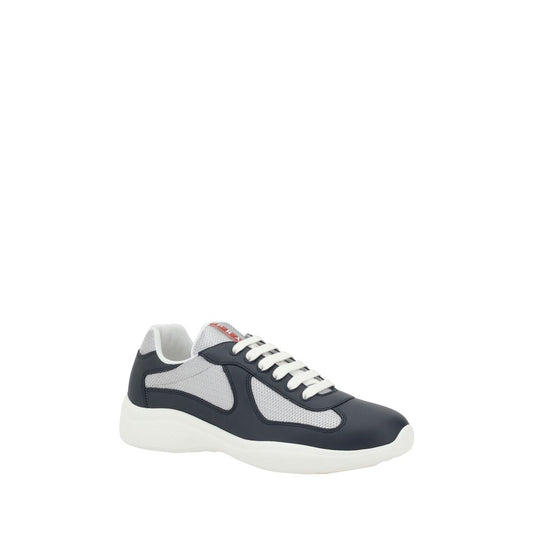 Prada Blue Polyamide Athletic Sneakers