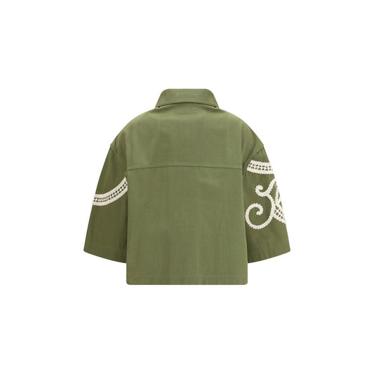 Max Mara Bicolor Cotton Coat