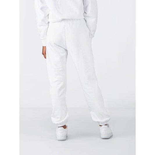 Champion White Cotton Joggers (Workout Pants)