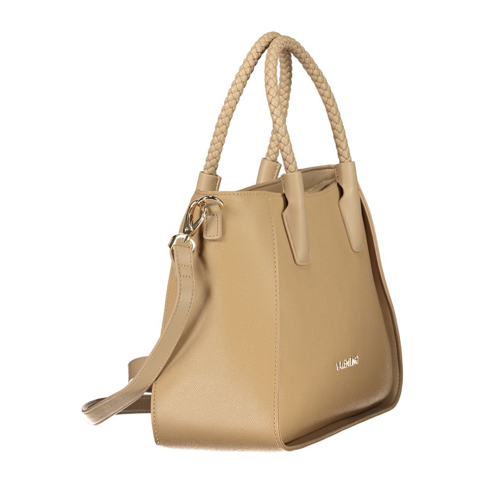 Mario Valentino Damen-Handtasche aus beigem Polyurethan