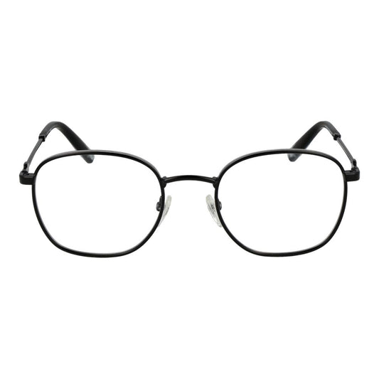 Fila Black Stainless Steel Glasses (Frames)