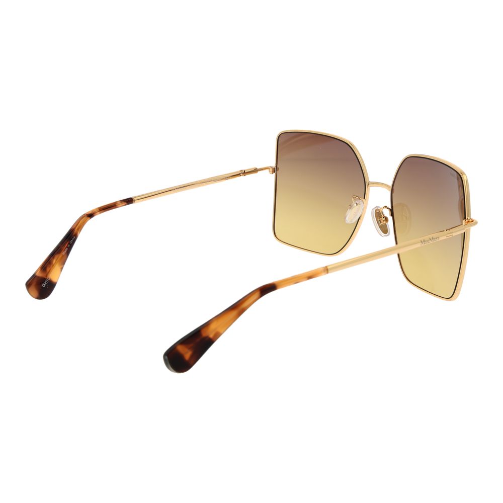 Max Mara Gold Metal Sunglasses