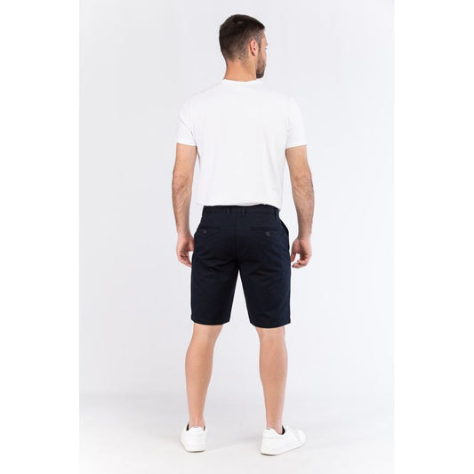 Champion Blue Cotton Bermuda Shorts