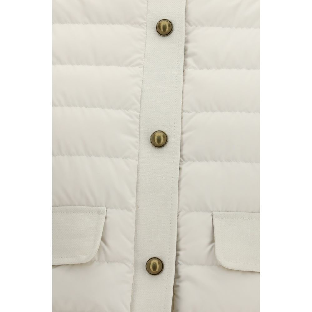 Moncler Beige Polyester Coat