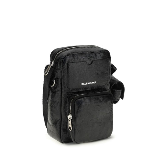 Balenciaga Black Lamb Ovis Aries Shoulder Bag