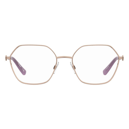 Love Moschino Roségoldene Metallbrille (Gestell)