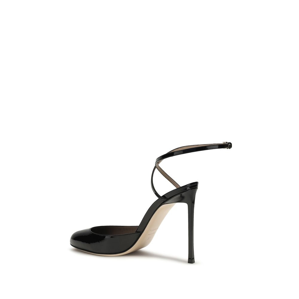 Tom Ford Pumps aus schwarzem Kalbsleder mit hohem Absatz