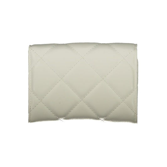 Mario Valentino Bianco Polyurethane Women's Wallet