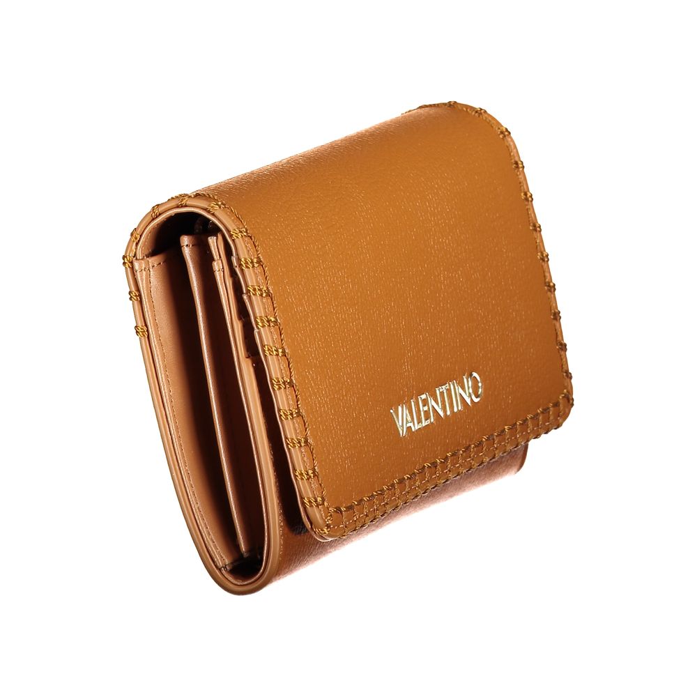Mario Valentino Brown Polyurethane Women's Wallet