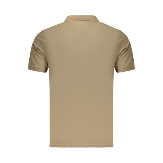 Rifle Brown Cotton Men's Polo Shirt