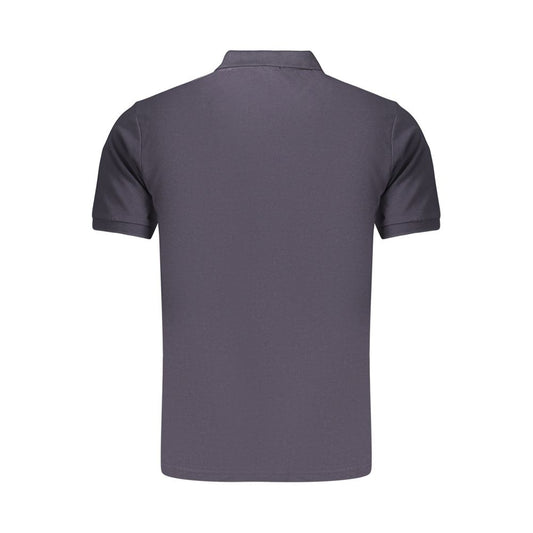Rifle Blue Cotton Men's Polo