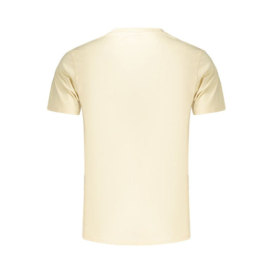 Rifle Beige Cotton Men's T-Shirt