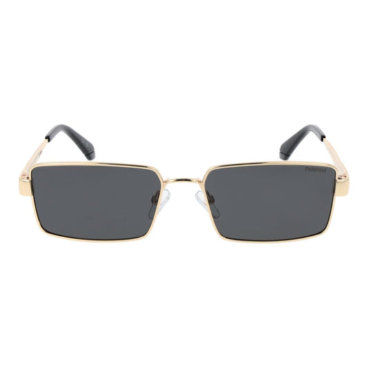 Polaroid Gold Metal Sunglasses
