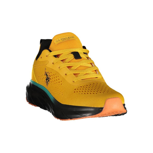 U.S. POLO ASSN. Yellow Polyester Men's Sneaker