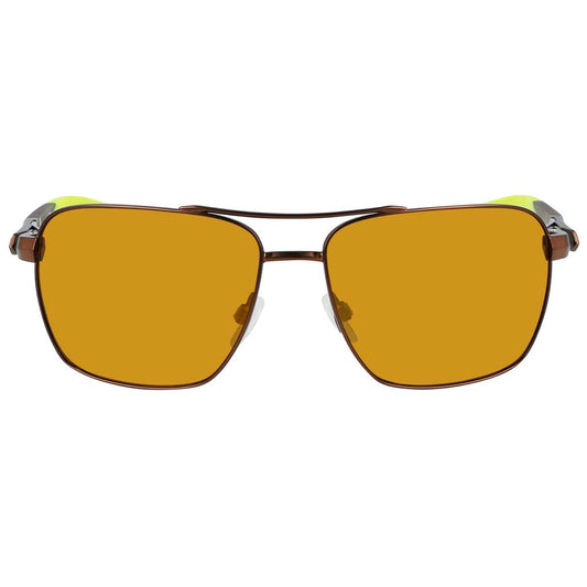 Nike Brown Metal Sunglasses