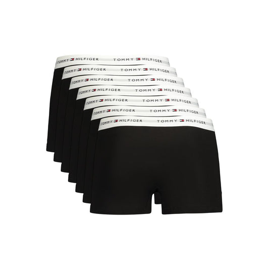 Tommy Hilfiger Black Cotton Mens Underwear