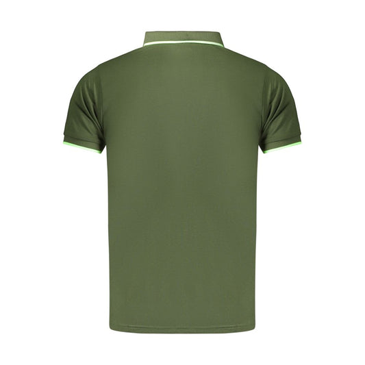 Lotto Green Polyester Men's Polo Shirt