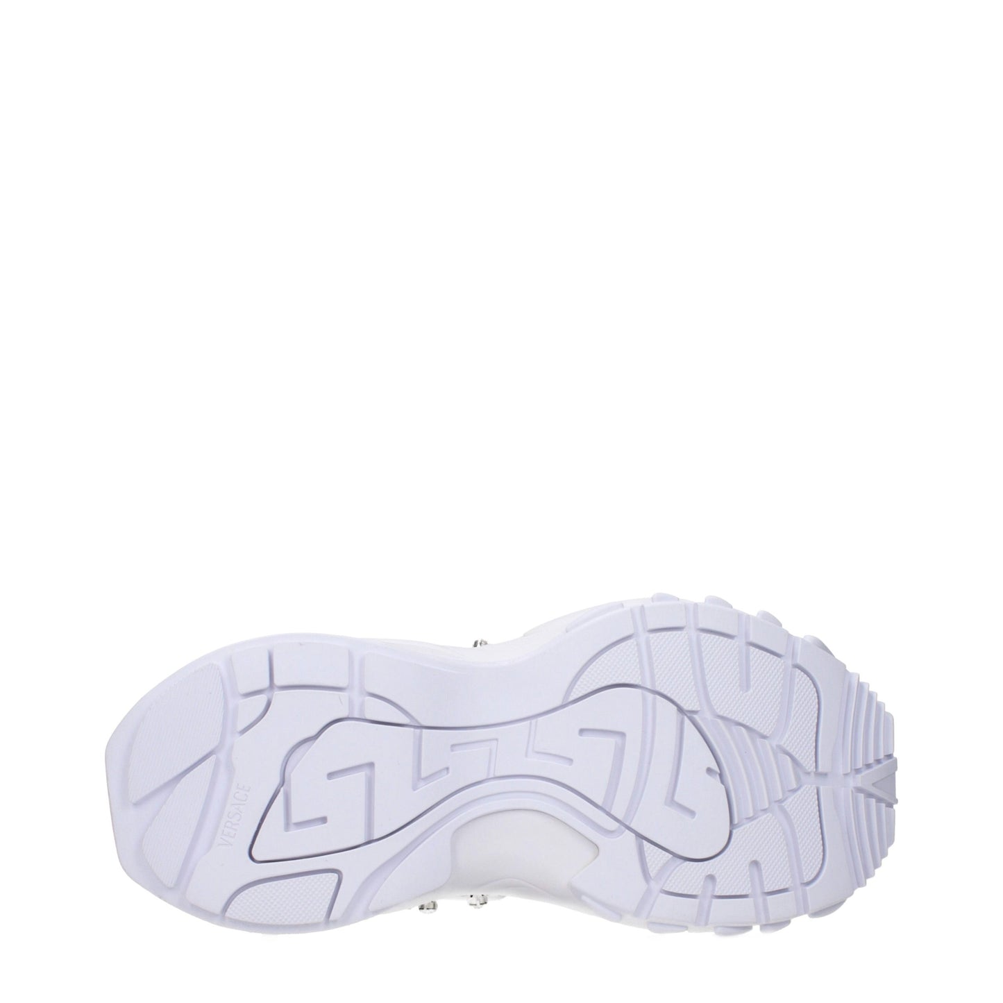 Versace White Fabric Sneakers