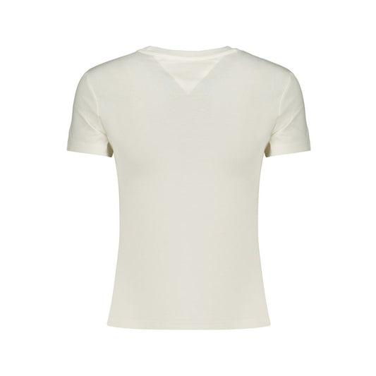 Tommy Hilfiger White Cotton Women's T-Shirt
