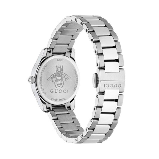 Gucci Gray Stainless Steel Dress Watch