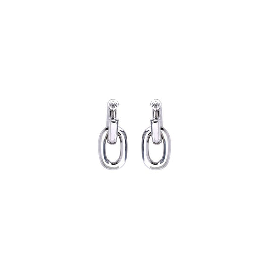 Rabanne Silver Resin Earrings