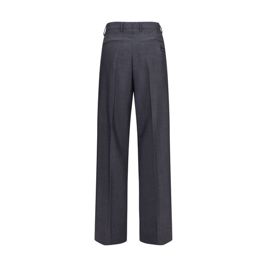 Miu Miu Gray Wool Oves Aries Dress Pants